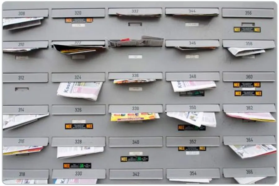 Distributie flyere in cutiile postale