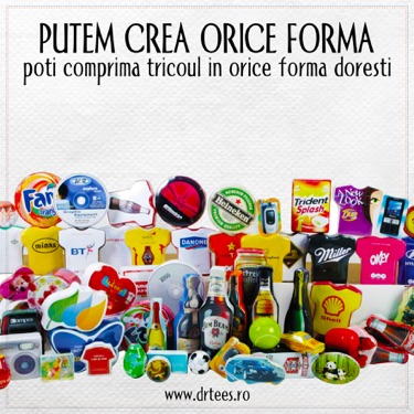 Tricouri comprimate in orice forma